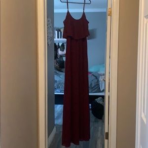 Show Me Your Mumu Caitlin Ruffle Maxi Dress